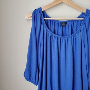 Faded Glory Button Sleeve Top